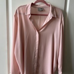 Pale pink blouse